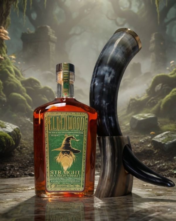 Eldenwood Straight Bourbon Whiskey with Drinking Horn | Passion