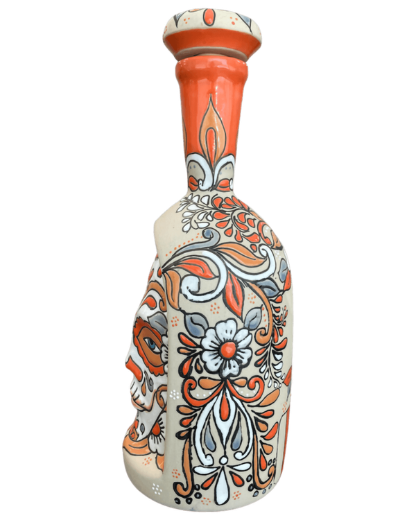 WAKO SILVER950 刻印有 葡萄文様 デキャンタ 酒器 Dos Artes Tequila Joven Calavera 2024 Dia De Muertos Limited