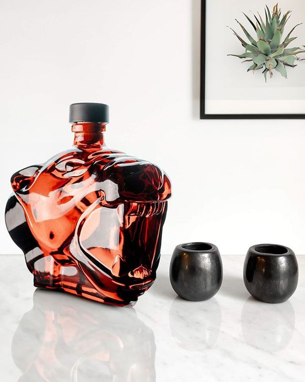 Cabal Mezcal Artesanal Joven Salmiana 'Jaguar Head' | Passion Spirits