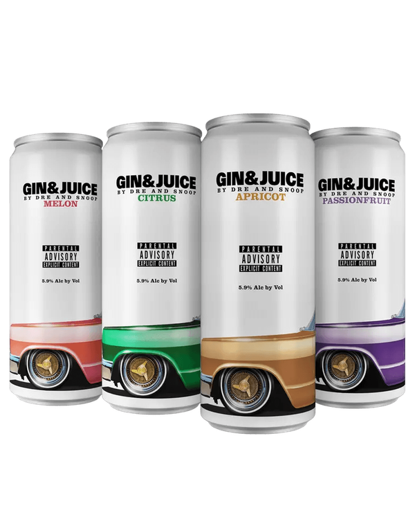 Gin & Juice by Dre and Snoop Variety Pack | 8 Pack | Passion Spirits