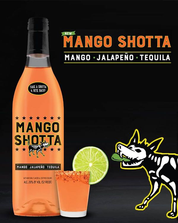 Mango Shotta Mango Jalapeno Tequila Mini Shots (10 Of 50ML