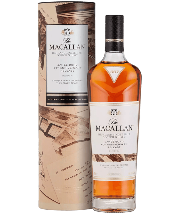 The Macallan James Bond 007 60th Anniversary Release Decade IV