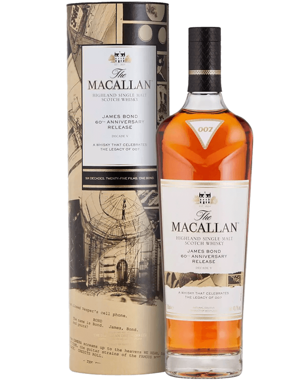 The Macallan James Bond 007 60th Anniversary Release Decade V