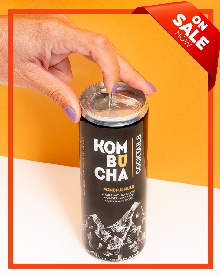 Elevated Spirits Kombucha Mindful Mule Cocktails | 4-Pack