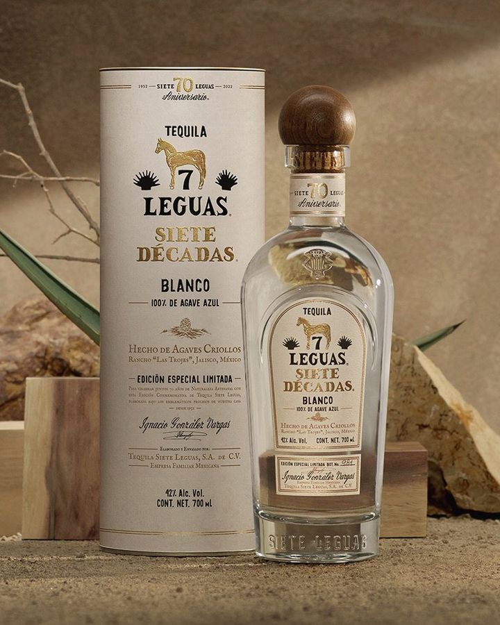 Siete Leguas Siete Decadas Blanco Tequila Special Limited Edition