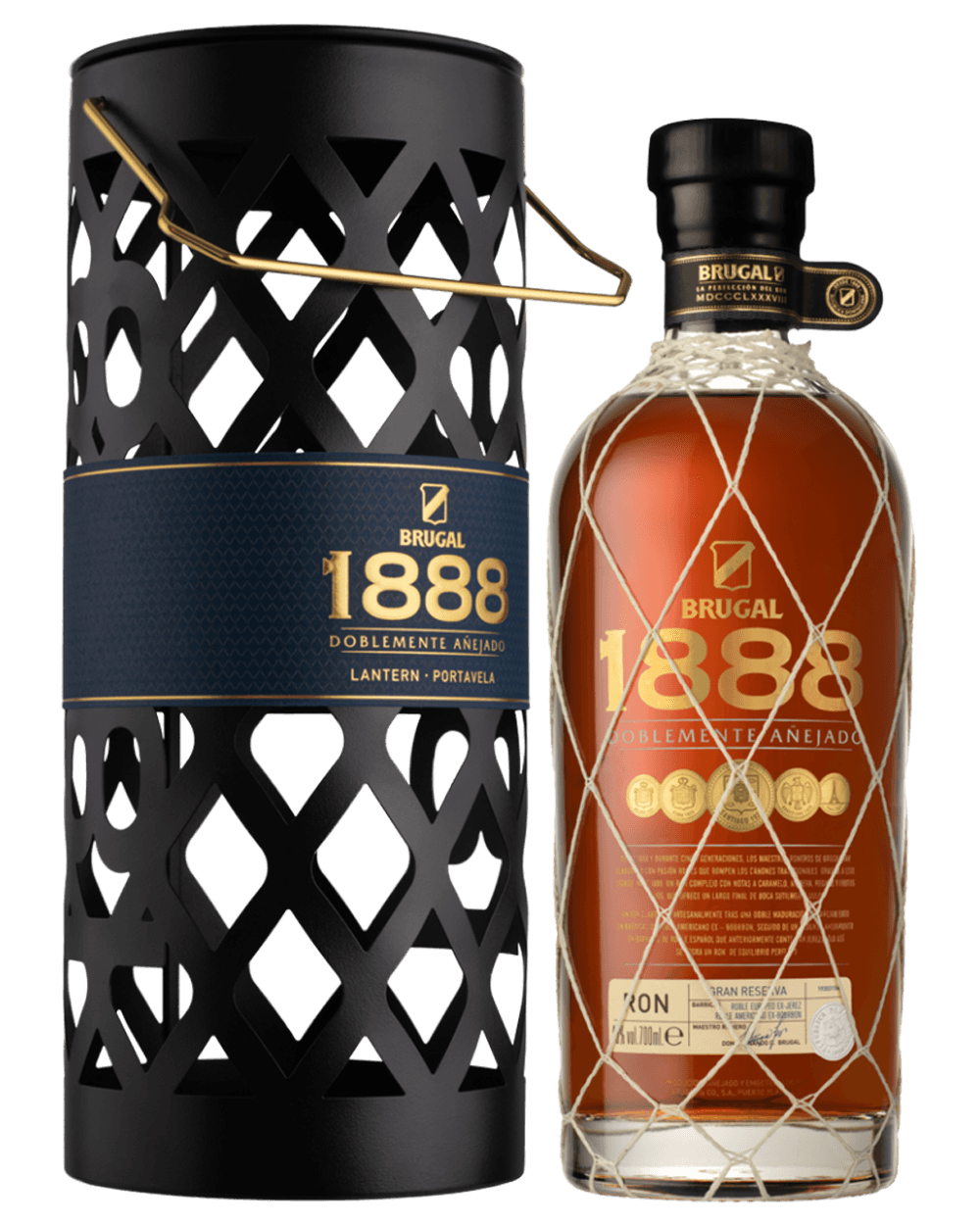 Brugal 1888 Doblemente Añejado Rum Lantern Gift Set | Passion Spirits