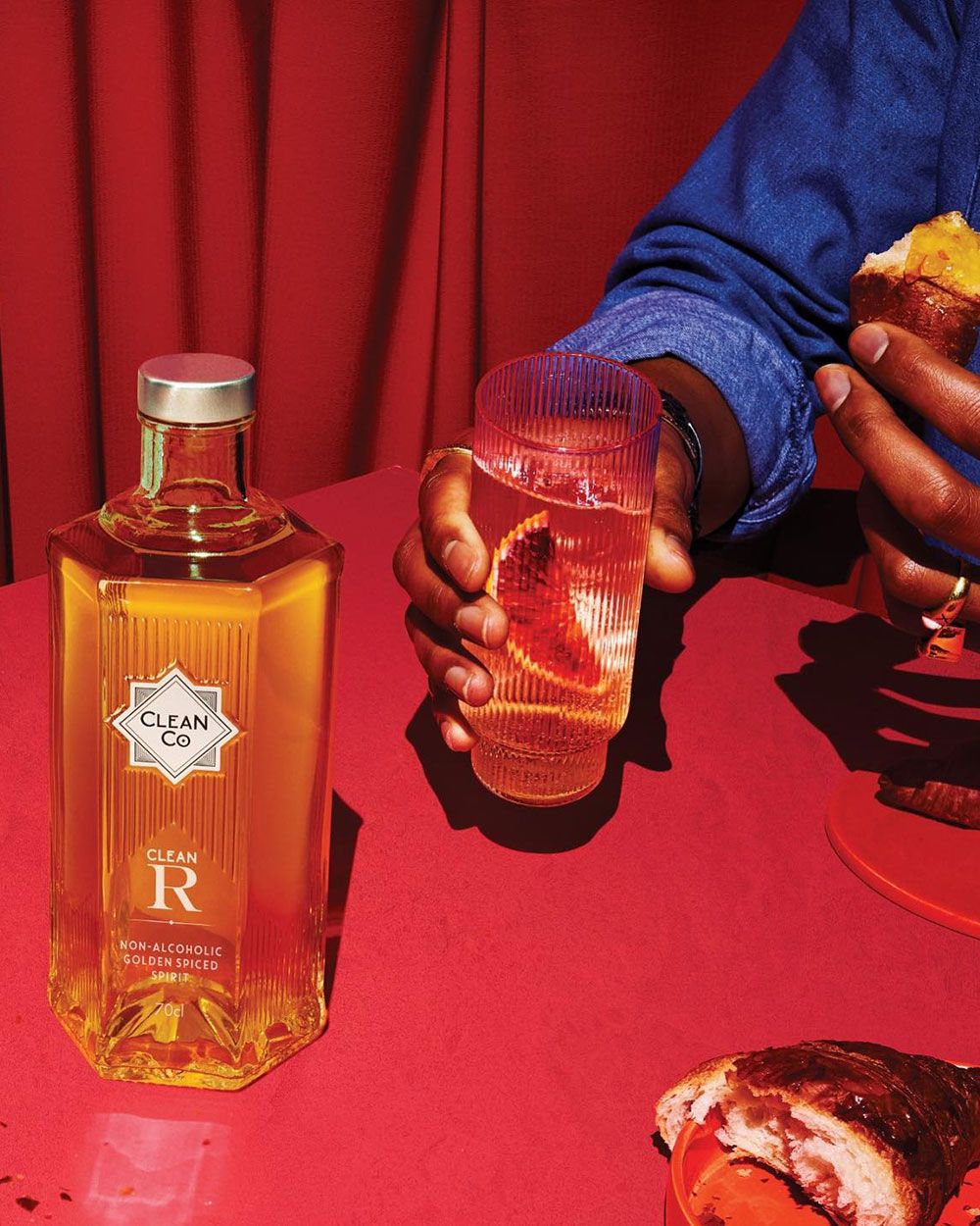 Clean Co. R - Spiced Rum Alternative Non-Alcoholic Spirit