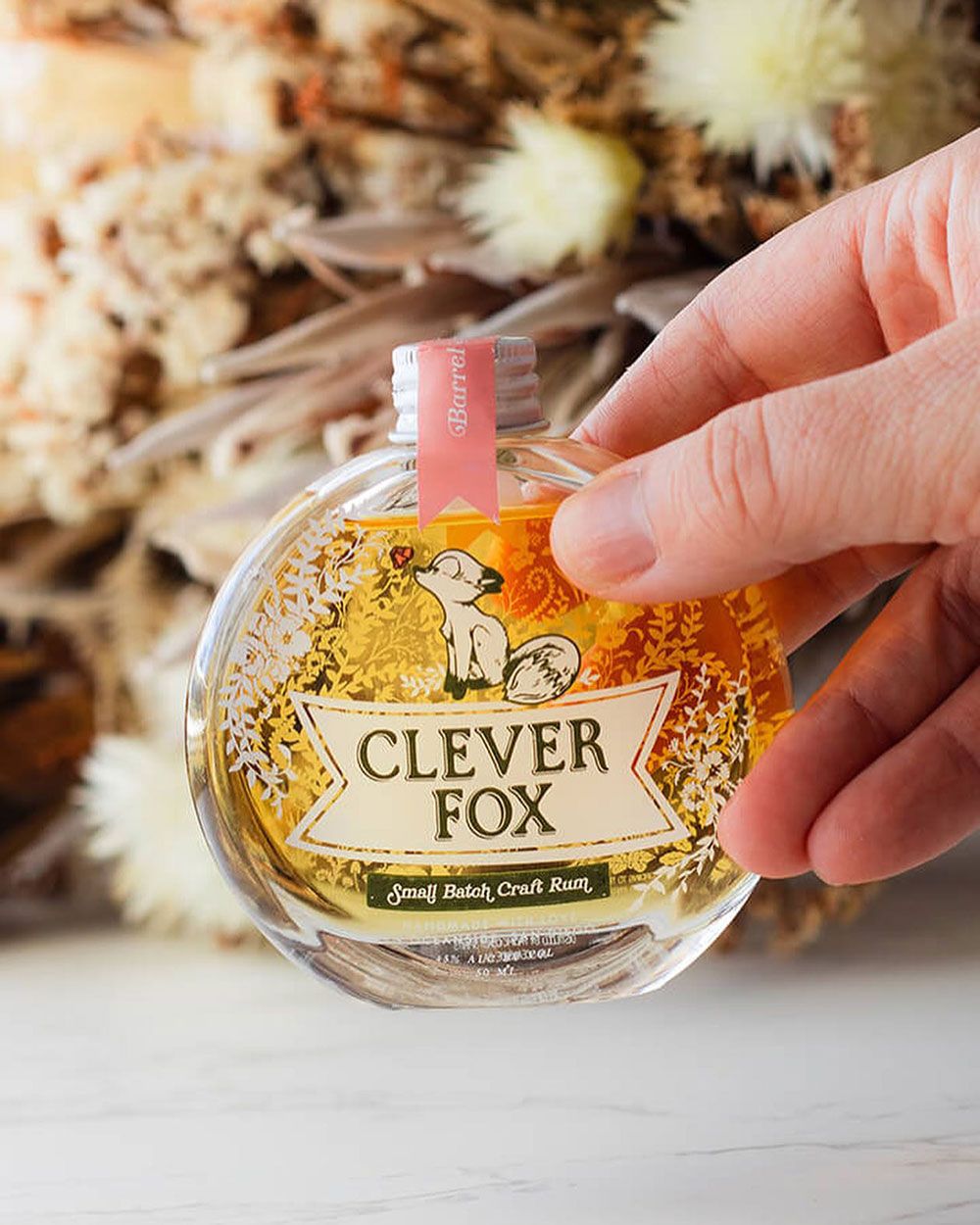 Clever Fox Reposado Rum Festive Holiday Ornament Edition Minis