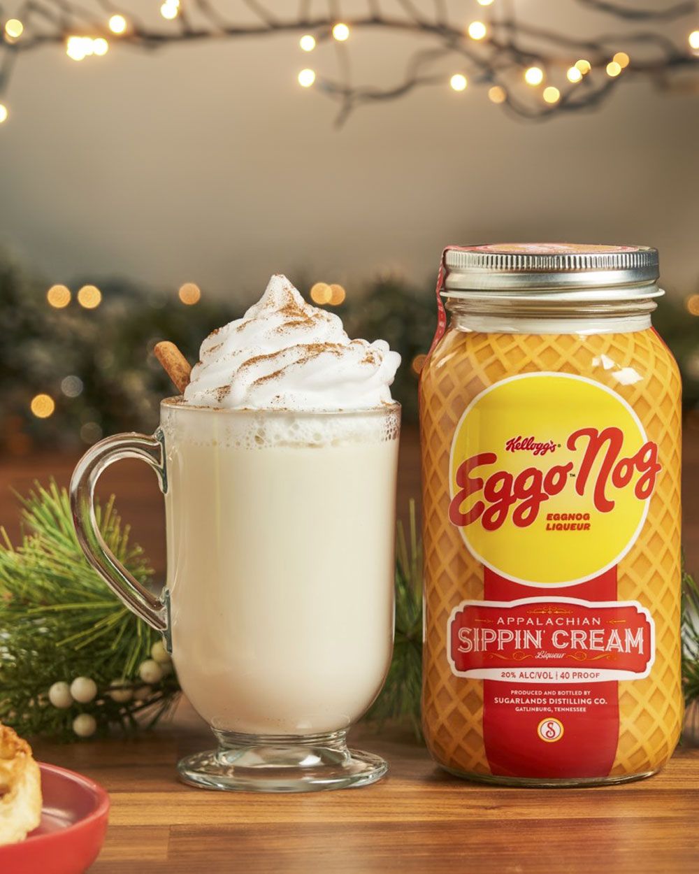 Eggo™ Nog Eggnog Appalachian Sippin' Cream Liqueur by Sugarlands Distilling  Co