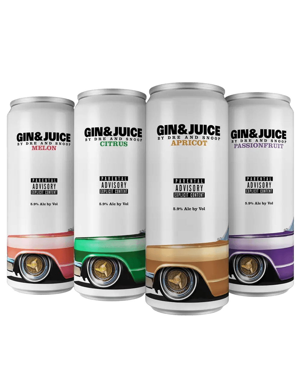 Gin & Juice by Dre and Snoop Variety Pack | 8 Pack | Passion Spirits
