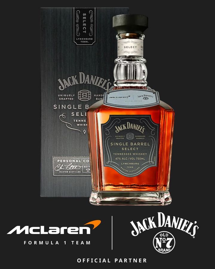 Jack Daniels x McLaren McLxJD 2023 Single Barrel Select Tennessee