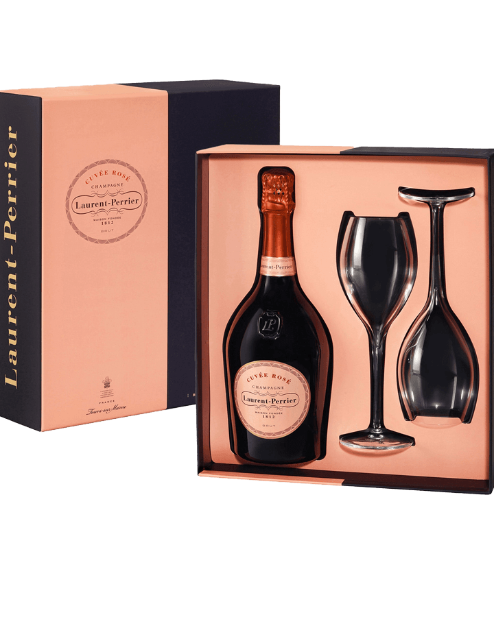 Laurent-Perrier Cuvée Rosé Champagne Brut Two Flute Limited