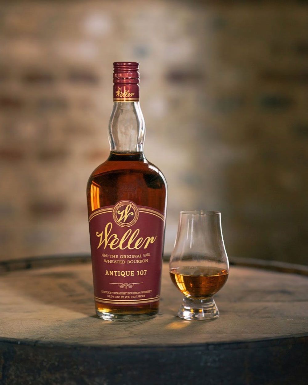 W.L. Weller Antique 107 Kentucky Straight Wheated Bourbon