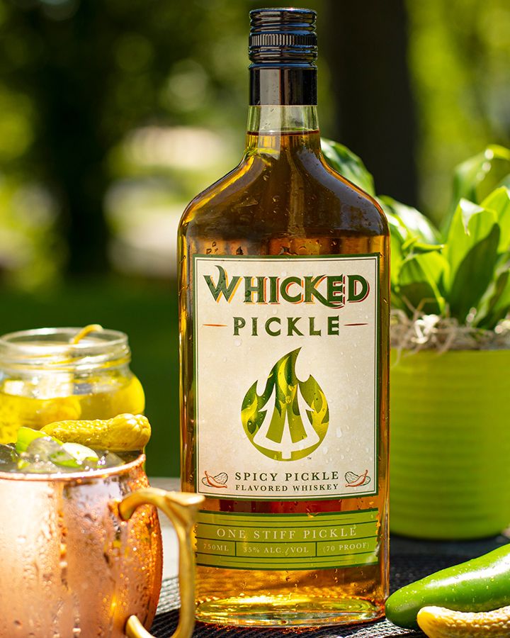 Whicked Pickle Spicy Pickle Flavored Whiskey | Passion Spirits