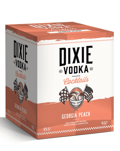 Dixie Vodka Cocktails Georgia Peach | 4 Pack | Passion Spirits