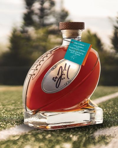 Canton Distillery Bourbon in a Football Decanter Zach Thomas