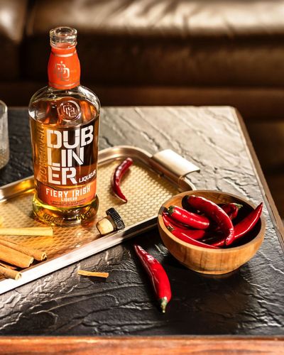 Dubliner Fiery Irish Whiskey Liqueur Spicy Cinnamon and Fiery