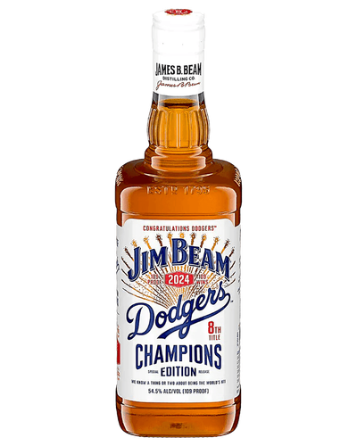 Jim Beam Dodgers 8th Title Champions Edition 109 Proof Bourbon