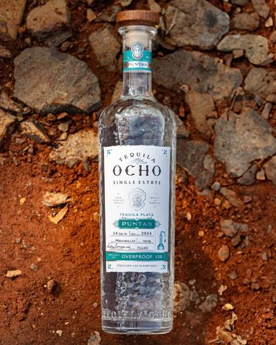 Tequila Ocho Plata Puntas 2024 Mirandillas Single Estate 108 Proof