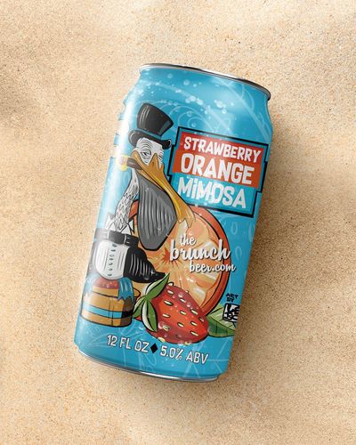 South Beach Brewing Co. Strawberry Orange Mimosa Sparkling Ale | 6