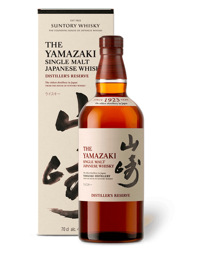 The Yamazaki Single Malt Japanese Whiskey Distiller's Reserve