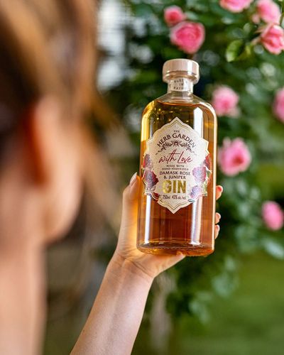 The Herb Garden Damask Rose & Juniper 'With Love' Gin Limited