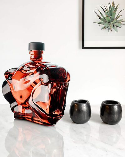 Cabal Mezcal Artesanal Joven Salmiana 'Jaguar Head' | Passion Spirits