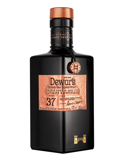 Dewar's Double Double 37 Year Whisky Gift Set with 2 Baccarat