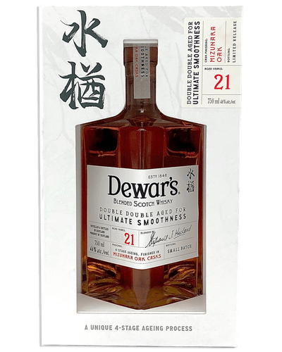 Dewar's Double Double 21 Year Whisky Finished in Mizunara Oak