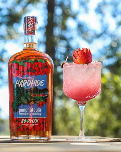 Hardhide Ponchatoula Strawberry Flavored Whiskey | Passion Spirits