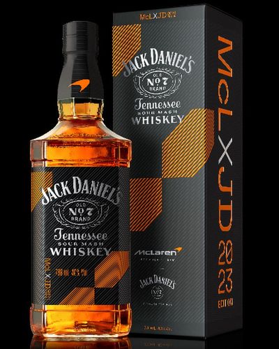 Jack Daniels x McLaren McLxJD 2023 Limited Edition Bottle