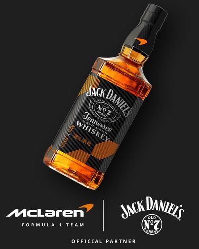 Jack Daniels x McLaren McLxJD 2023 Limited Edition Bottle