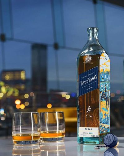 Johnnie Walker Blue Label Texas Limited Edition Design 2023
