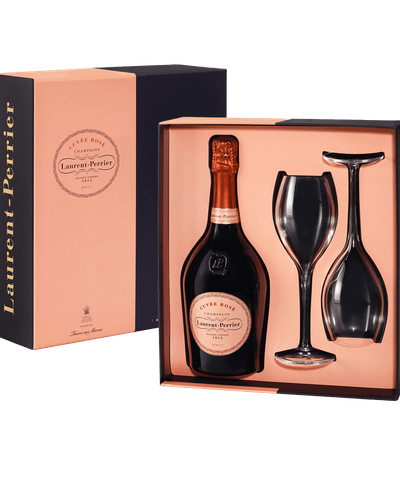 Laurent-Perrier Cuvée Rosé Champagne Brut Two Flute Limited