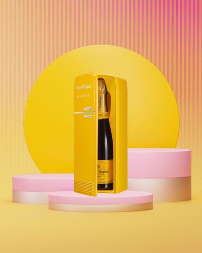 Veuve Clicquot Brut Yellow Label Champagne Fridge Gift Box