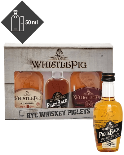 WhistlePig Rye Whiskey Piglets | Tasting Pack | Passion Spirits